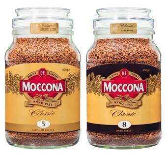 Coles Moccona Freeze Dried Instant Coffee 400g offer