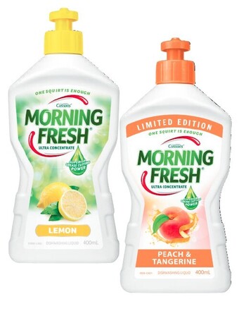Coles Morning Fresh Dishwashing Liquid 400mL offer
