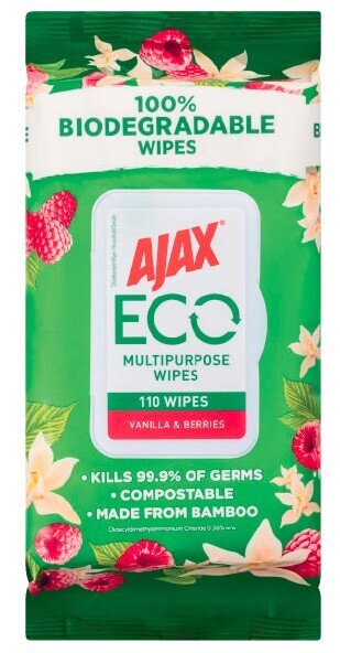 Coles Ajax Eco Multipurpose Wipes 110 Pack offer