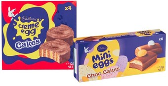 Coles Cadbury Easter Cakes 125g-140g offer