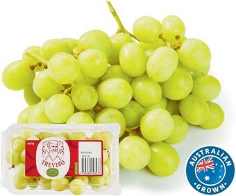 Coles Australian Specialty White Grapes 500g Pack offer