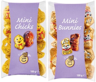 Easter Mini Milk Bunnies or Chicks 100g