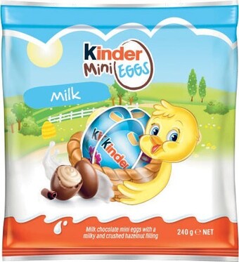 Coles Kinder Mini Eggs Milk Chocolate Bag 240g offer