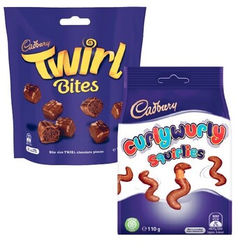 Coles Cadbury or Europe Bitesize 110g-135g offer