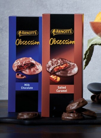 Coles Arnott's Obsession Chocolate Biscuits 115g-120g offer