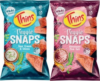 Coles Thins Veggie Snaps 120g offer