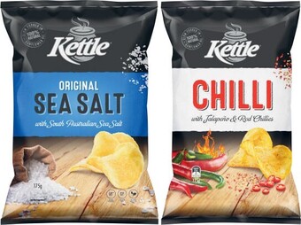 Coles Kettle Potato Chips 165g-175g offer