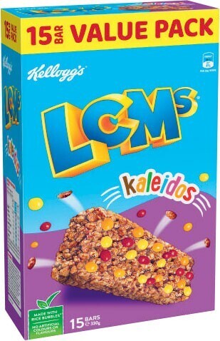 Coles Kellogg’s LCMs Value Pack 330g-345g offer
