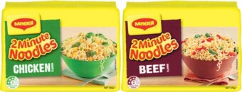 Coles Maggi 2 Minute Noodles 5 Pack 335g-380g offer