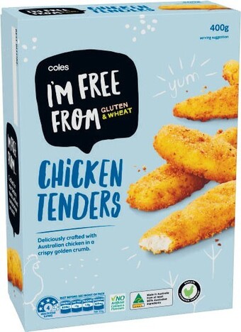 Coles Coles I’m Free From Chicken Tenders 400g offer