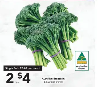 Drakes Australian Broccolini Bunch offer