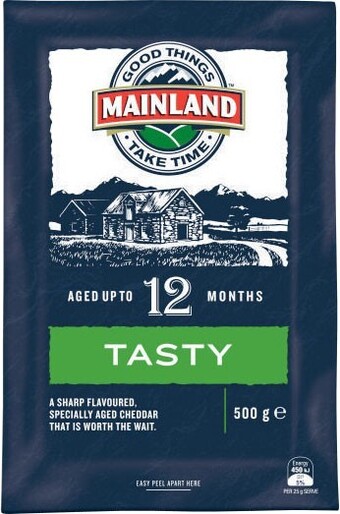 Coles Mainland Cheese Block 400g-500g offer