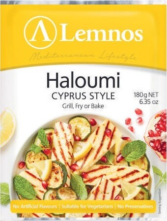 Coles Lemnos Haloumi Cyprus Style Cheese 180g offer