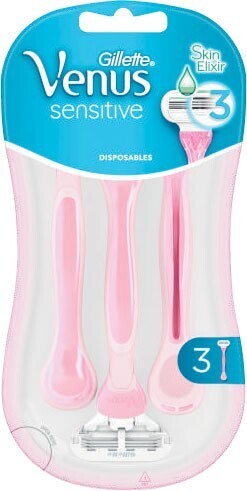 Coles Gillette Venus Sensitive Disposable Razors 3 Pack offer