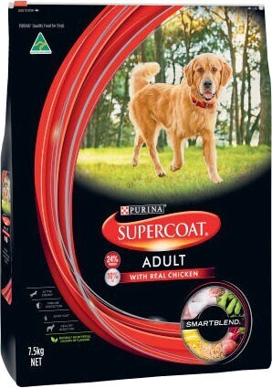 Coles Supercoat Dry Dog Food 7.5kg offer