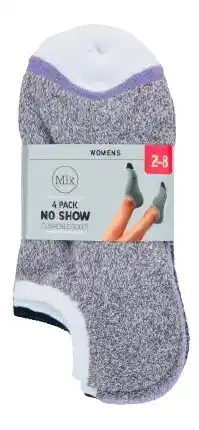Coles Women’s Mix No Show Socks 3 Pack offer