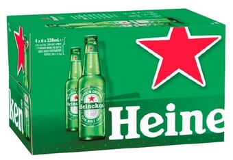 Coles Heineken Bottles 24x330mL offer