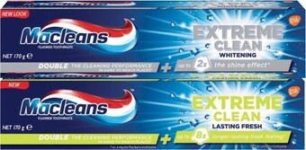 Coles Macleans Extreme Clean Toothpaste 170g offer