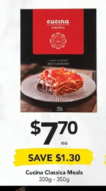 Drakes Cusina Classica Meals 300g-350g offer