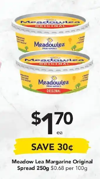 Drakes Meadow Lea Margarine Original Spread 250g offer