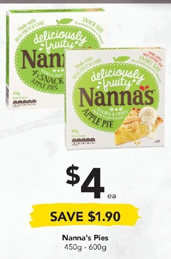 Drakes Nanna's Pies 450g-600g offer
