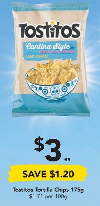 Drakes Tostitos Tortilla Chips 175g offer