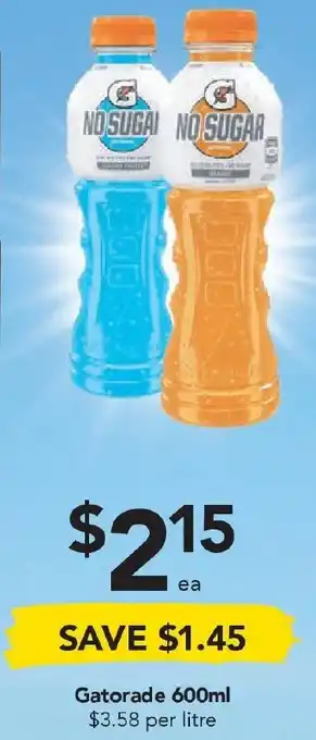 Drakes Gatorade 600ml offer