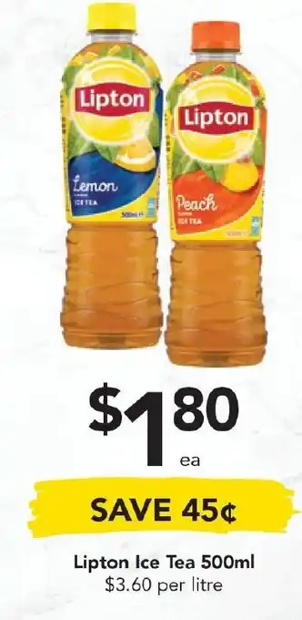 Drakes Lipton Ice Tea 500ml offer