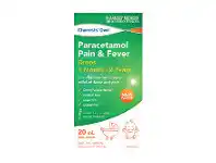 PharmaSave Chemists' Own Paracetamol Pain & Fever Drops 1 Month - 2 Years 20ml offer