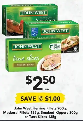 Drakes John West Herring Fillets 200g offer