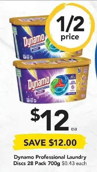 Drakes Dynamo Professional Laundry Disc28 Pack 700g offer