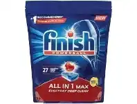 Officeworks Finish All in One Max Dishwasher Tablets Lemon 27 Pack offer