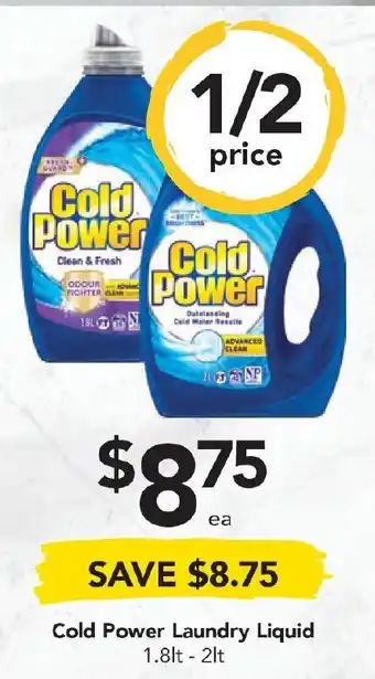 Drakes Cold Powder Laundry Liquid 1.8lt - 2lt offer