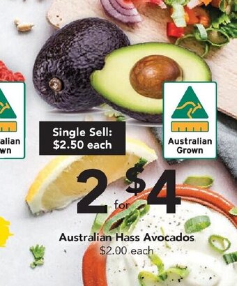 Australian Hass Avocados