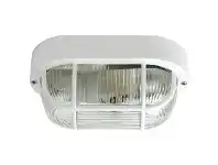 LivingStyles Osmo IP54 Exterior Guard Bunker Light, White offer