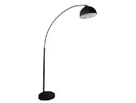 Dome Metal Arc Floor Lamp, Black