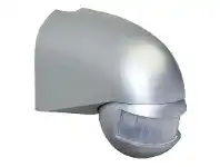 LivingStyles Wall Mounted 180 Degree Lightwatch Motion Sensor - Silver (Oriel Lighting) offer