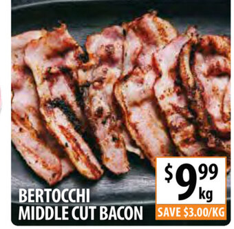 Supabarn Bertocchi Middle Cut Bacon offer