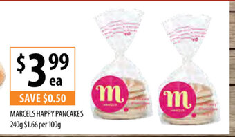 Supabarn Marcels Happy Pancakes 240g offer