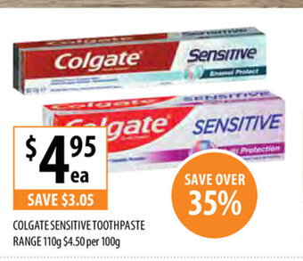 Supabarn Colgate Sensitive Toothpaste Range 110g offer