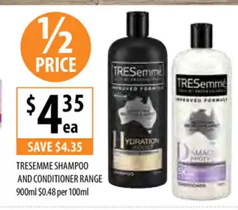 Supabarn TRESemmé Shampoo and Conditioner Range 900ml offer