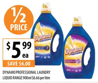 Supabarn Dynamo Professional Laundry Liquid 900ml offer