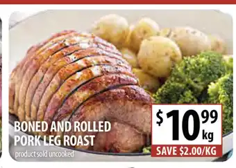 Supabarn Boned and Rolled Pork Leg Roast offer