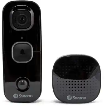 JB Hi-Fi Swann Buddy 1080p Video Doorbell & Chime Kit offer