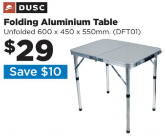 Repco Folding Aluminium Table offer