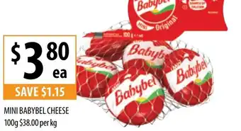 Mini Babybel Cheese 100g