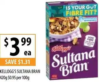 Kellogg's Sultana Bran 420g
