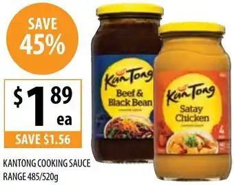Friendly Grocer Kantong Cooking Sauce Range 485/520g offer