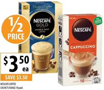 Nescafe Coffee Sachets Range