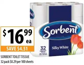 Friendly Grocer Sorbent Toilet Tissue offer